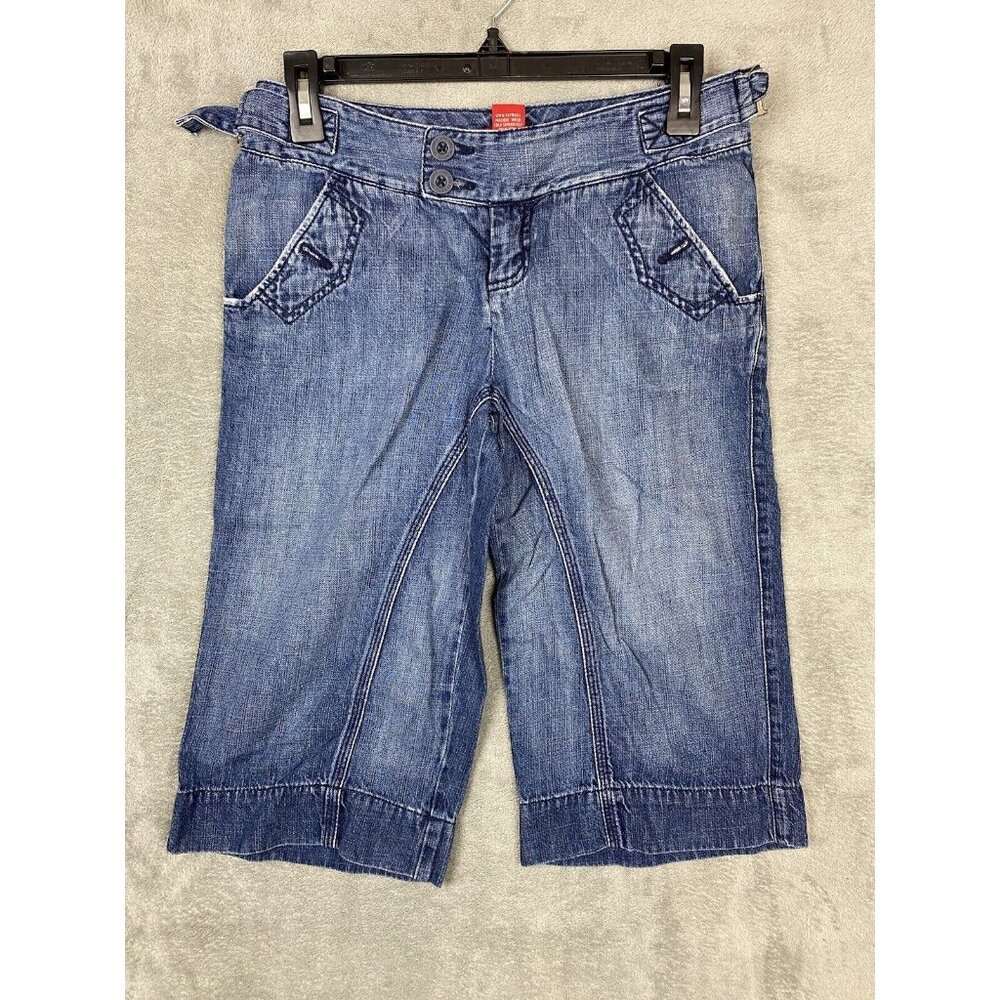 Mossimo Juniors 3 Blue Jean Shorts